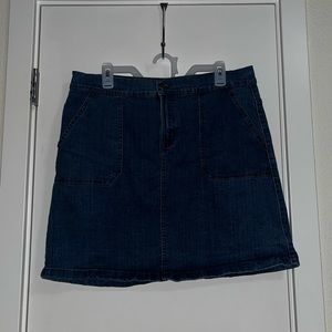Dip Plus Size Denim Skirt
